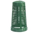 Trespolo portasacco - con anello fermasacco - diametro 38 cm - altezza 85 cm - 110 L - verde - Mobil Plastic