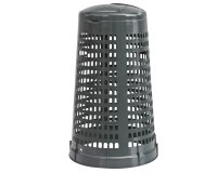 Trespolo portasacco - diametro 38 cm - altezza 85 cm - 110 L - grigio scuro - Mobil Plastic