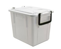 Contenitore Foodbox con coperchio - 38x28x30 cm - 20 L - PPL riciclabile - bianco - Mobil Plastic