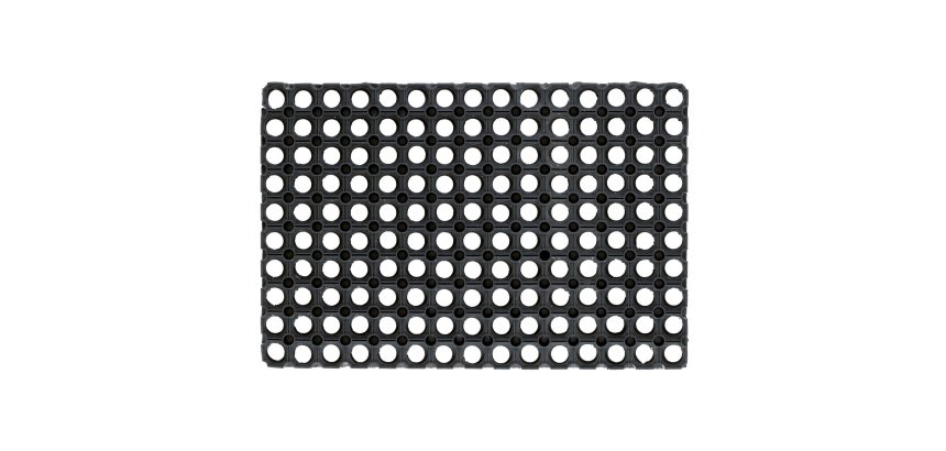 Zerbino Gummy - 100 x 150 cm - nero - Velcoc