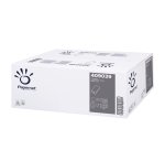 Asciugamani piegati a V - 22 x 21 cm - 18 gr - goffrata onda - bianco - Papernet - conf. 266 pezzi