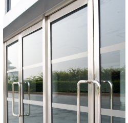 Striscia di sicurezza per vetri - adesiva - 5 cm x 5 m - traslucida - Cep