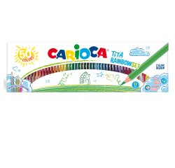 En_lapices de colores carioca tita caja de 50 unidades colores surtidos