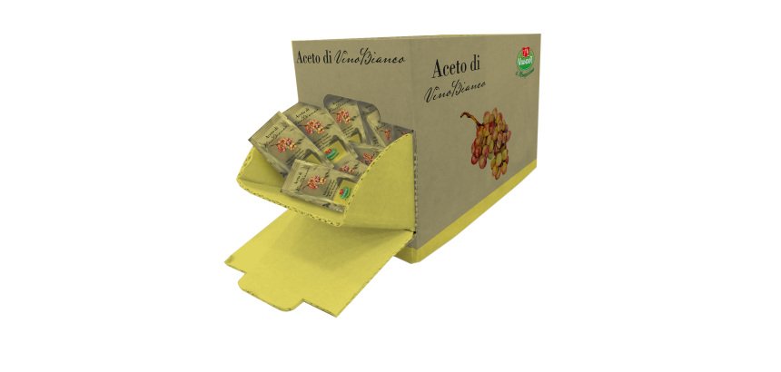 Aceto di vino - bustina monodose da 5 ml - Viander - conf. 250 pezzi