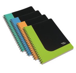 Blasetti 6519 writing notebook A4+ 150 sheets Assorted colours