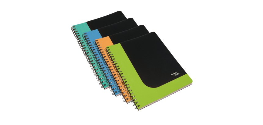 Blasetti 6519 writing notebook A4+ 150 sheets Assorted colours