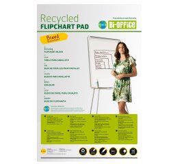 Blocchi per lavagna Earth - 65 x 98 cm - 50 fg - bianco - Bi-Office
