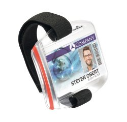 Portabadge da braccio - 5,4 x 8,7 cm - Durable - conf. 10 pezzi