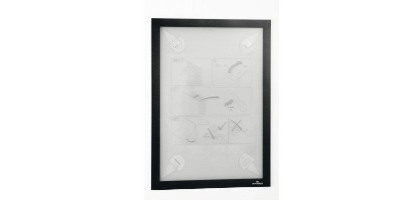 Cornice adesiva - Duraframe Wallpaper - A4 - 21 x 29,7 cm - nero - Durable