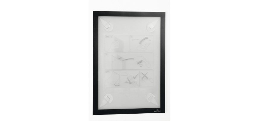 Cornice adesiva - Duraframe Wallpaper - A4 - 21 x 29,7 cm - nero - Durable