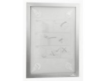 Cornice adesiva - Duraframe Wallpaper - A4 - 21 x 29,7 cm - argento - Durable