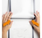 Cornice adesiva - Duraframe Wallpaper - A4 - 21 x 29,7 cm - argento - Durable