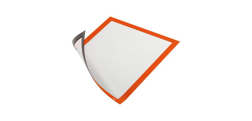 Cornice Duraframe Magnetic - A4 - 21 x 29,7 cm - arancio - Durable