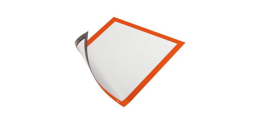 Cornice Duraframe Magnetic - A4 - 21 x 29,7 cm - arancio - Durable