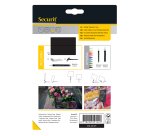 Targhette - 10,5 x 15 cm (A6) - nero - Securit - set 20 pezzi