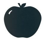 Lavagna da parete silhouette - 31,6 x 29,1 cm - forma mela - nero - Securit