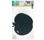 Lavagna da parete silhouette - 31,6 x 29,1 cm - forma mela - nero - Securit