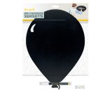 Lavagna da parete Silhouette - 39,6 x 29 cm - forma palloncino - nero - Securit