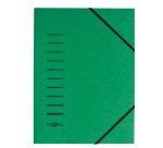 Cartella con elastico angolare - A4 - dorso variabile - cartoncino - verde - Pagna
