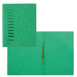 Cartella con pressino - cartone - A4 - verde - Pagna