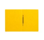 Cartellina semplice con pressino- 265 gr - A4 - cartone pressato - giallo - Pagna