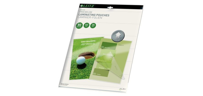 Pouches iLAM UDT - plastificazione a caldo - A3 - 303 x 426 mm - 2 x 80 micron - Leitz - scatola 25 pezzi