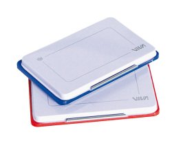 Cuscinetto per timbri in gomma - blu - Viva