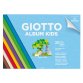 Album Kids Carta colorata 2+ - A4 - 120gr - 20 fogli - Giotto