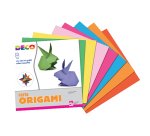 Carta per origami - 14x14cm - colori assortiti  - DECO - Conf. da 20 fogli
