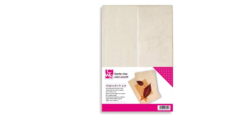 Carta Riso - 50 x 70 cm - CWR - conf. 10 fogli