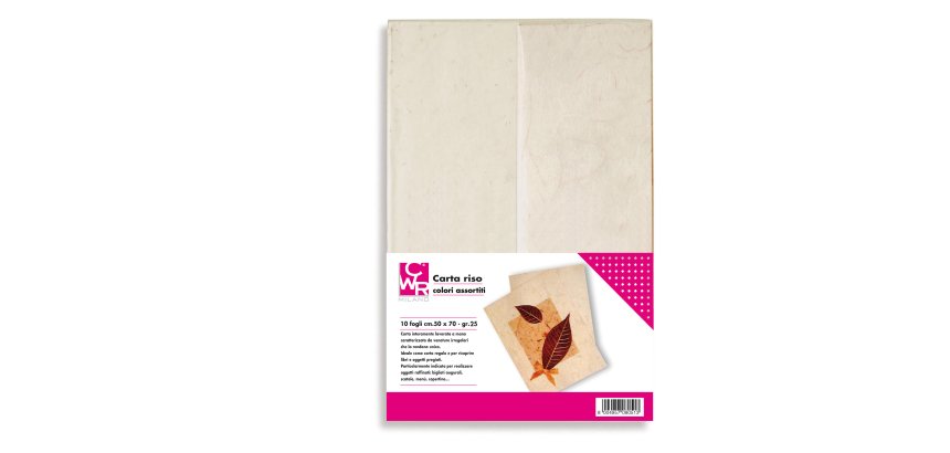 Carta Riso - 50 x 70 cm - CWR - conf. 10 fogli
