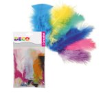 Piume colorate - 10 gr - Deco