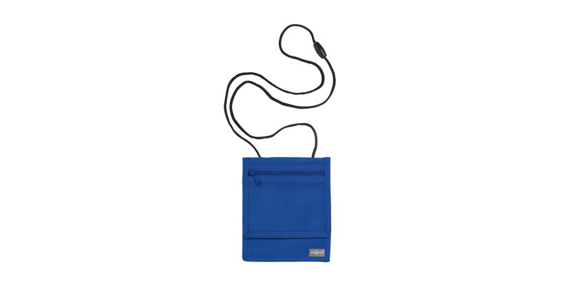 Portadocumenti da collo - XL - blu - Pagna