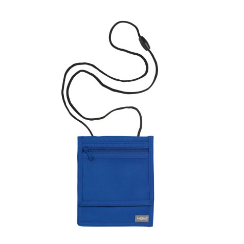 Portadocumenti da collo - XL - blu - Durable