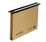 Cartella sospesa Cartesio Eco-logica - cassetto - 33 cm - fondo U - 31,3 x 25 cm - avana - Bertesi