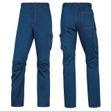 Pantalone da lavoro Deltaplus Panostrpa, blu/arancio