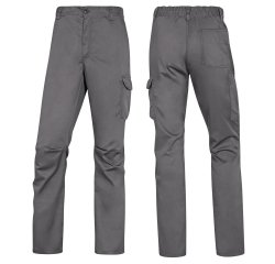 Pantalone da lavoro Deltaplus Panostrpa, grigio/nero