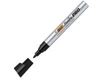 Marcatori permanenti Marking Pro - punta tonda - nero - Bic - scatola 12 pezzi