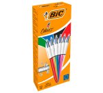 Penna a sfera scatto multifunzione 4 Colours Shine - punta 1,0 mm - fusto colori assortiti - Bic - conf. 12 pezzi