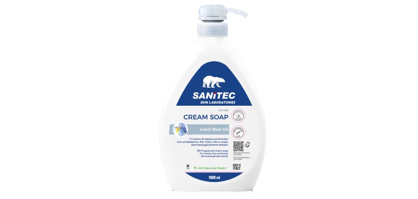 Crema di sapone Luxor Blue - dispenser 1 L - iris blu - Sanitec