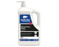 Sapone liquido Industrial Soap - con microgranuli scrub - dispenser 5 L - limone - Sanitec