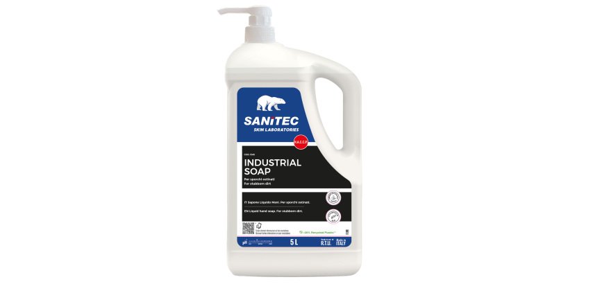 Sapone liquido Industrial Soap - dispenser 5 L - limone - Sanitec