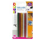 Colle stick per pistole mini -  glitter assortiti - ø 7mm - lunghezza 10 cm - Deco - conf. 12 pezzi