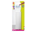 Stick per pistola colla a caldo- 11mmx10cm -  trasparente - bassa temperatura - Deco - conf. 6 pezzi