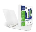 Raccoglitore personalizzabile Nettuno Ti - 22 x 30 cm - 4 anelli a D 30 mm - dorso 3,5 cm - bianco - Sei Rota