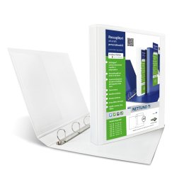 Raccoglitore Nettuno Ti 30 4D - personalizzabile - dorso 3,5 cm - 22x30 cm - A4 - bianco - Sei Rota