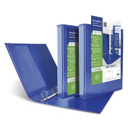 Raccoglitore Nettuno Ti 4D - personalizzabile - dorso 3,5 cm - 22x30 cm - A4 - blu - Sei Rota