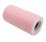 Tulle in rotolo - rosa - 12,5cmx25mt - Big Party