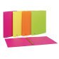 Raccoglitore neon - 4 anelli tondi 15 mm- 22 x 30 cm - PP - colori assortiti - Favorit
