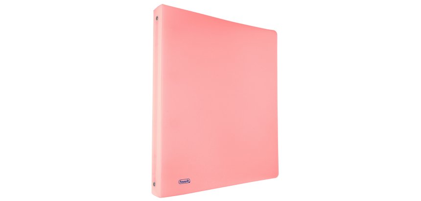 Raccoglitore Pastel - 22 x 30 cm - 4 anelli tondi 30 mm - PP - cipria - Favorit